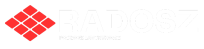 RADOSZ - logo białe